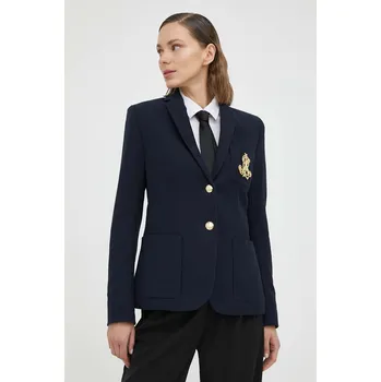 Dámské sako Sako Lauren Ralph Lauren tmavomodrá barva, 200797305005 59X, vel. XXL
