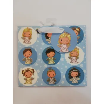 Dárková taška Dárková taška - 16 x18 cm - dětská - Andílci