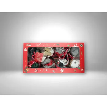 Dámské termo ponožky PESAIL Vánoční termoponožky Mix 35-39