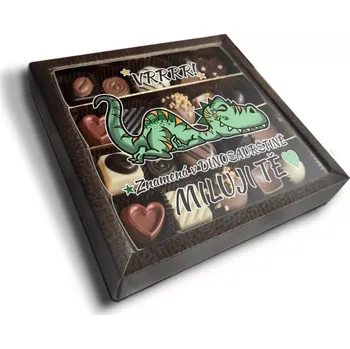 Bonboniéra Sablio Pralinky Dinosaurus - 20 ks pralinek