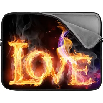 pouzdro na notebook Sablio Obal na notebook Love - 13"