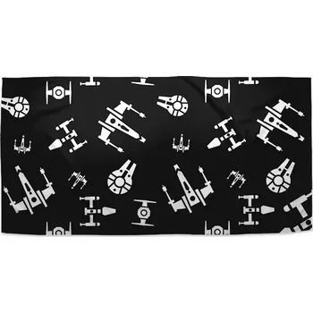 Osuška Sablio Ručník Star Wars Vesmírné lodě Pattern - 30x50 cm