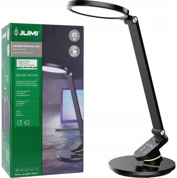 Lampička LED STOLNÍ LAMPIČKA S HODINAMI, ALARMEM A DOTYKOVÝM OVLÁDÁNÍM, 3 BARVY SVĚTLA, BÍLÁ