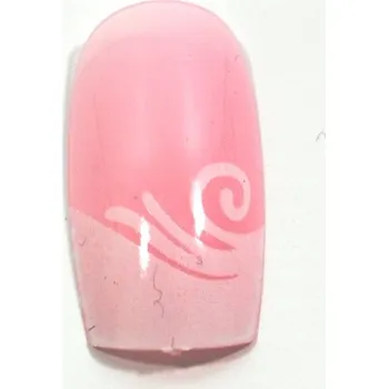 TIPSY UMĚLÉ NEHTY MANIKÚRA PINK FRENCH 20ks + LEPIDLO DÁREK