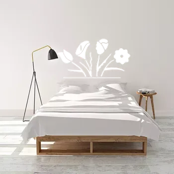 samolepka Sablio Samolepka na zeď: Květiny Impozante - 60x32 cm