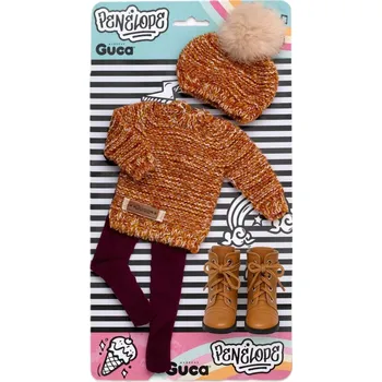 Doplněk pro panenku Guca Penelope obleček pro panenku 34 cm s botičkami