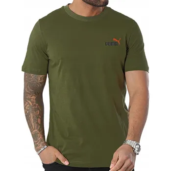 PUMA ESSENTIALS+ TRIČKO TRIČKO PÁNSKÉ MLÁDEŽNICKÉ SPORTOVNÍ BAVLNĚNÉ TRIČKO S