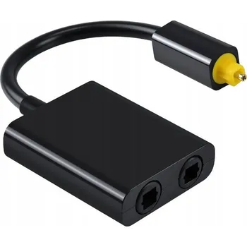 Optický rozbočovač Toslink 1 x 2 SPDIF