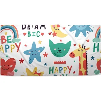 Osuška Sablio Ručník Happy day - 50x100 cm