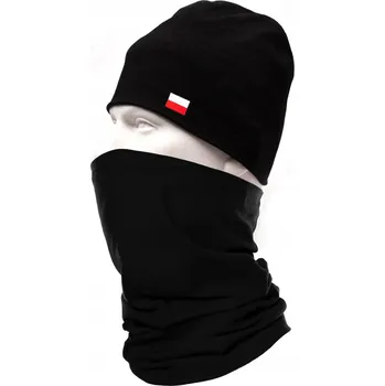 Čepice Lumide sada: čepice a nákrčník (rolák), univerzální velikost, černá