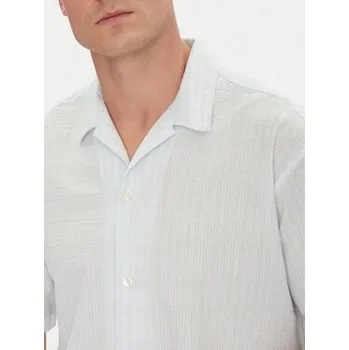 Pánská košile Jack&Jones pánská košile casual JACK&JONES-12271099 krátký rukáv volný střih polyester velikost S