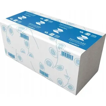 Utěrka Papírové utěrky Velvet Care bílé, 150 útržků, 20 ks