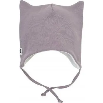 Čepice Šedá čepička na zavazování Happiness Pinokio 74