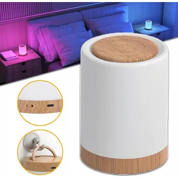 Lampička NOČNÍ LAMPA LED, DOTYKOVÁ, STMÍVATELNÁ, NOČNÍ LAMPA, NABÍJENÍ PŘES USB