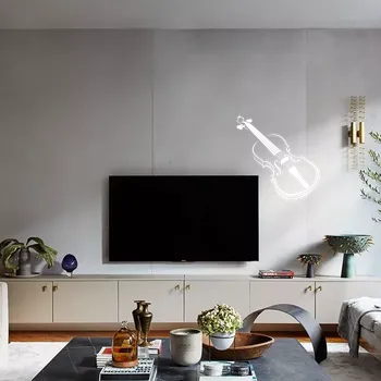 samolepka Sablio Samolepka na zeď: Housle - 60x60 cm