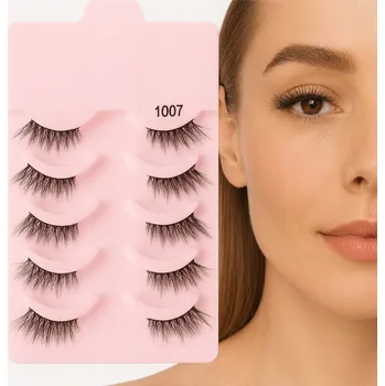 Umělé řasy SADA UMĚLÝCH ŘAS 5 PÁRŮ ŘASY