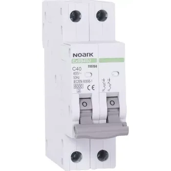 Jistič NOARK 110784 Ex9B40J 2P C40 Úzký instalační jistič 27 mm, 6 kA, char. C, 40 A, 2pól (Ex9B40J 2P C40)