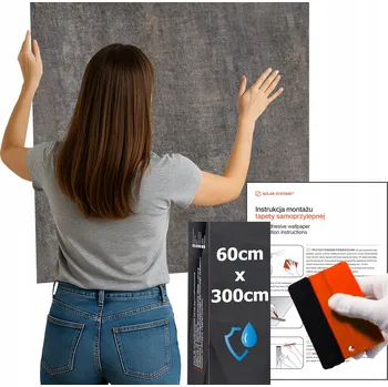 Tapeta Tapeta Samolepicí Vodotěsná do kuchyně na zeď Betonový nábytek Loft