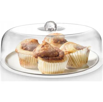 KRYT NA JÍDLO, OVOCE, DORT, OCHRANNÁ SÍŤKA, KOVOVÝ ZVON 29,5 CM