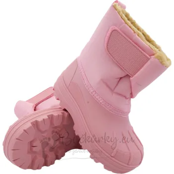 Dívčí zimní obuv Dětské zateplené holínky Igor Neu Rosa/pink (W10259-010) - vel. 22