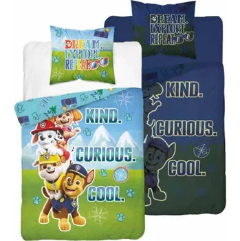 Povlečení Detexpol Paw Patrol Dream svítící 140 x 200, 70 x 80 cm zipový uzávěr