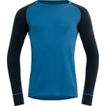 Pánské merino termo triko DEVOLD Duo Active Merino 205 Shirt Man, Blue/Ink - L