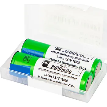 Článková baterie Nabíjecí baterie 18650 li-ion 2100mAh 2ks