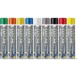 Značkovací barva Easyline ve spreji, rychleschnoucí, zelená, 6 x 750 ml
