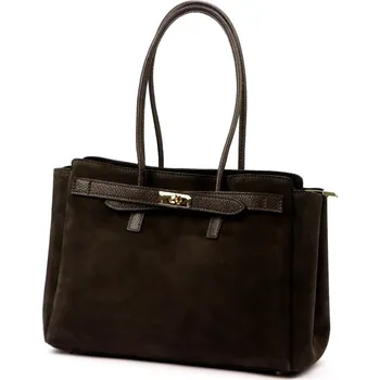 Kabelka Dámská kabelka Camilla PREMIUM 10.004 tmavě hnědá + doprava zdarma