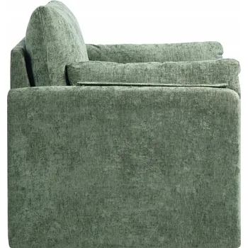 Křeslo Jednomístná pohovka s područkami a protiskluzovou základnou, zelená