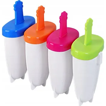 fomička na zmrzlinu FORMY NA ZMRZLINU NA ŠPEJLI SADA FOREM NA SORBET NÁDOBKY 4 KS
