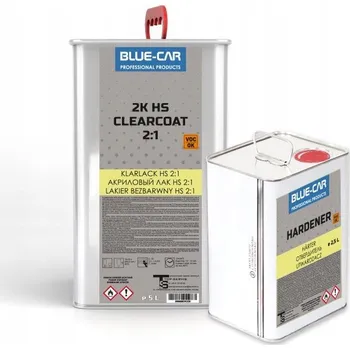 Lak na dřevo BLUE-CAR BEZBARVÝ LAK SADA 5L + 2,5L