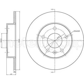 Brzdový kotouč Brzdový kotouč CIFAM (800-489C)