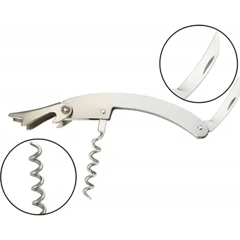 Otvírák Kelnarský otvírák 11 cm M004S Nerezová Ocel Vývrtka na víno pro lahve