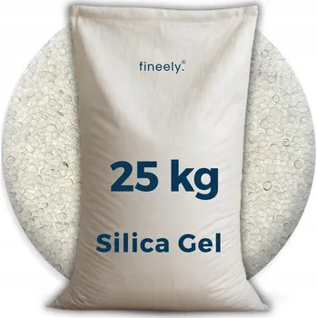 Pohlcovač vlhkosti Silikagel bílý gel křemičitý pohlcovač vlhkosti vysoušedlo 25 kg 2-5mm