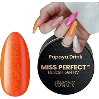 Přípravek na nehty Boska Gel Na Prodloužení Nehtů 15ml Papaya Dri