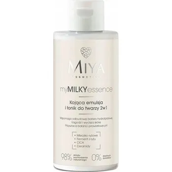 Miya MyMilkyEssence Zklidňující emulze a tonikum na obličej 2v1 150 ml