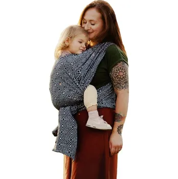 Šátek na nošení dítěte Šátek na nošení dětí tkaný Little Frog S