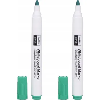 SADA 2 POPISOVAČŮ NA BÍLOU TABULI - ZELENÁ BARVA