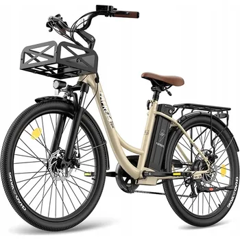 Elektrokolo FAFREES F26 Lasting Městské elektrokolo 25 km/h 250 W, dojezd až 200 km, 26" kola, baterie 20,3 Ah – pro dospělé