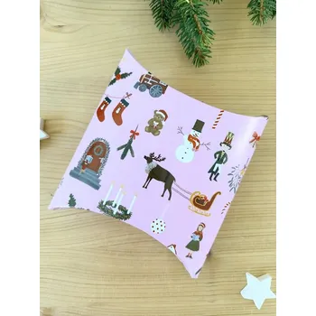 Svačinový box Be Nice EKO Krabička malá - Anglická pohádka (růžová)