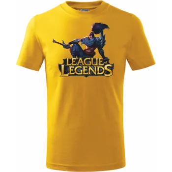 ON-DESIGN Dětské tričko s League of legends 4 Velikost: 146 cm/10 let, Barva: žlutá