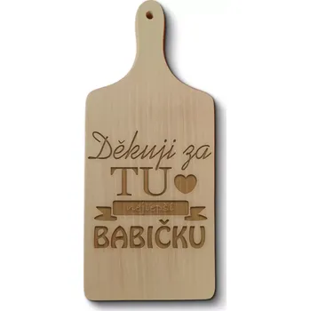 Kuchyňské prkénko Sablio Prkénko Děkuji za tu nejlepší babičku