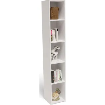 Knihovna Regál Matkam 30 cm x 180 cm x 30 cm bílý