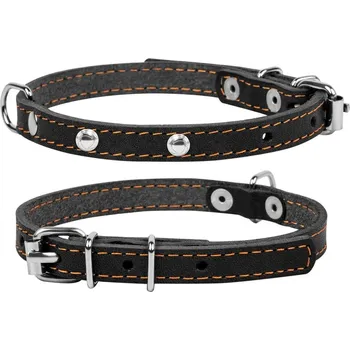 Obojek pro psa Kožený obojek pro psa Waudog vel. S