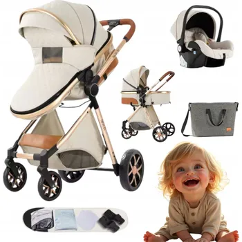 Kočárek DĚTSKÝ MULTIFUNKČNÍ KOČÁREK MAGIC ZC 3V1 SPORTOVNÍ VERZE, HLUBOKÁ KORBA + AUTOSEDAČKA