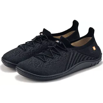 Pánská treková obuv Dámské barefoot boty Brubeck Merino, black - EU 36