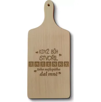 Kuchyňské prkénko Sablio Prkénko Když Bůh stvořil tatínky