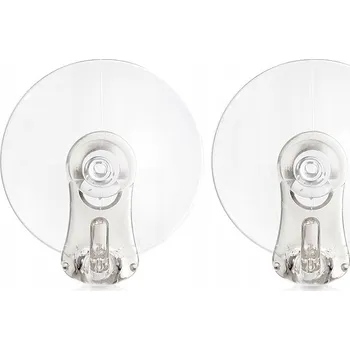 Věšák HÁČEK VĚŠÁK NA PŘÍSAVKU DO KOUPELNY KUCHYŇSKÝ BEZ VRTÁNÍ 2 KS 5CM