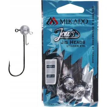 Rybářský háček Jigová hlavička Mikado Jaws Stinger Eye Jig 8/0 20 g